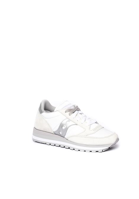 sneaker triple jazz bianco/argento SAUCONY | 60530-16JAZZTRIPLE-WHT/SLV